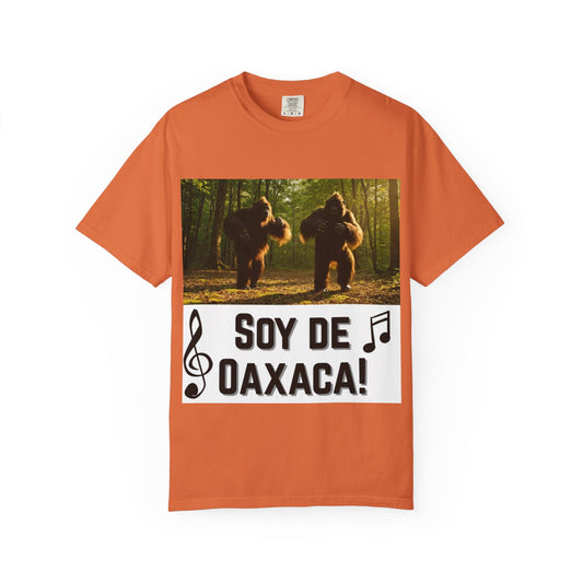 Unisex T-Shirt – “Soy de Oaxaca” Dancing Sasquatches with Musical Notes