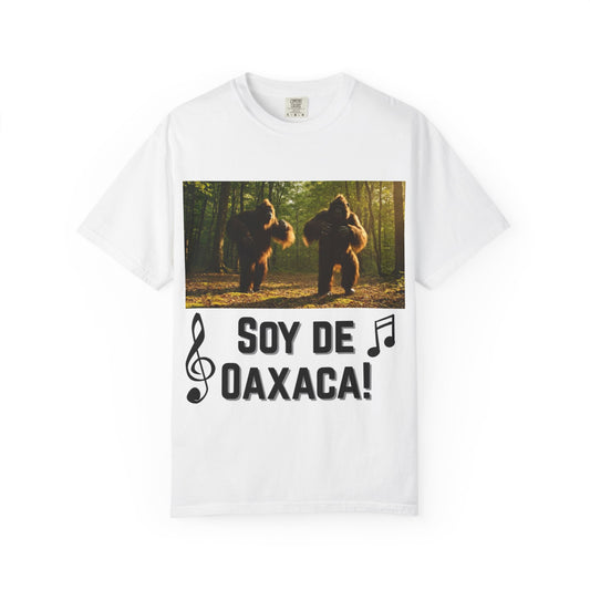 Unisex T-Shirt – “Soy de Oaxaca” Dancing Sasquatches with Musical Notes